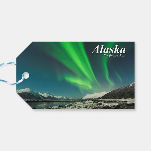 Alaska The Curtain Rises Gift Tags (Back Horizontal)