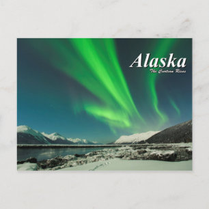 Alaska The Curtain Rises Postcard