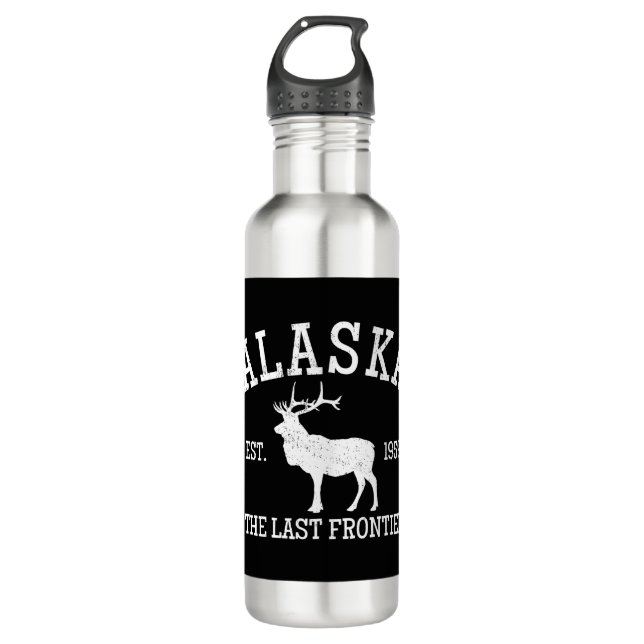 Alaska The Last Frontier 710 Ml Water Bottle (Front)