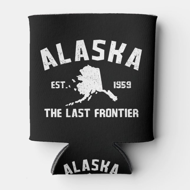 Alaska The Last Frontier Can Cooler (Front)