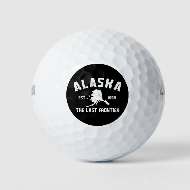 Alaska The Last Frontier Golf Balls (Front)