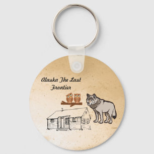 Alaska The Last Frontier Key Ring