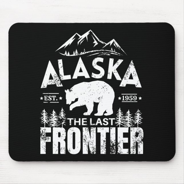 Alaska The Last Frontier Mouse Mat (Front)
