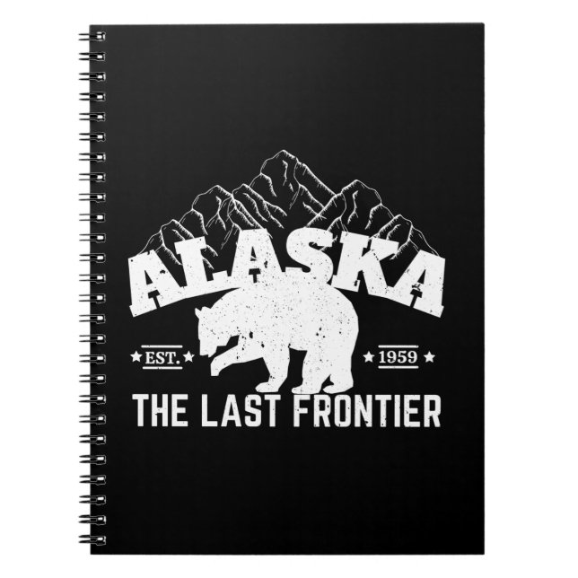 Alaska The Last Frontier Polar Bear Notebook (Front)
