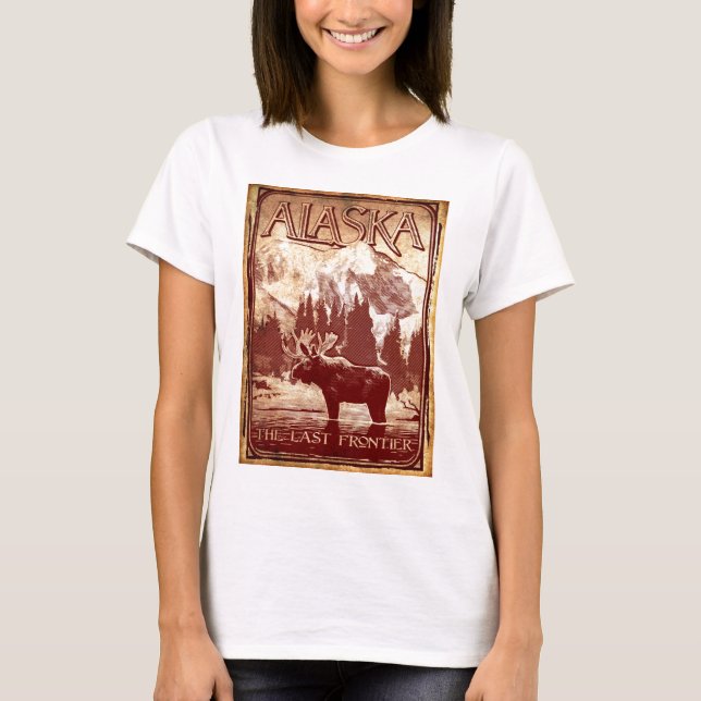 Alaska - the last frontier T-Shirt (Front)