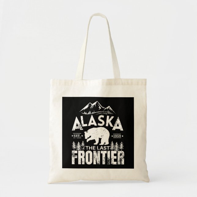 Alaska The Last Frontier Tote Bag (Front)