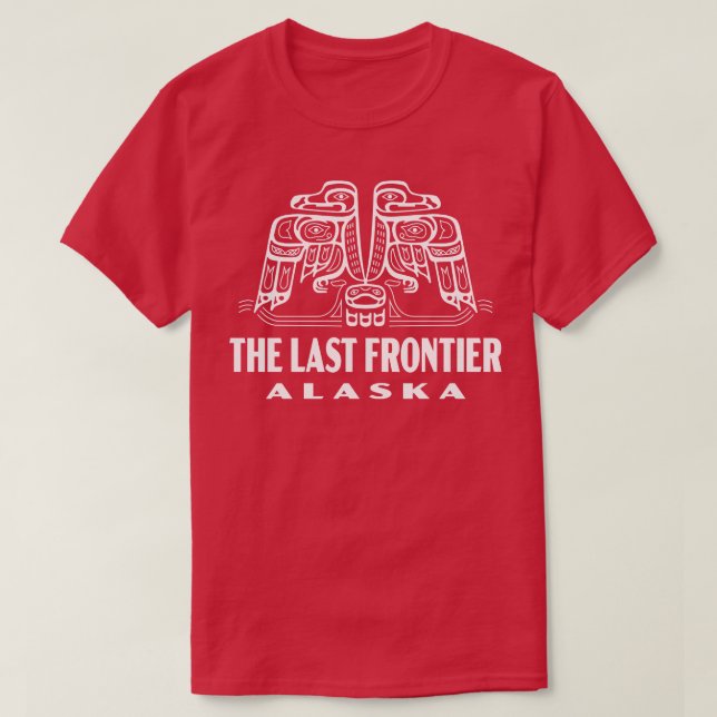 Alaska The Last Frontier Totem TShirt (Design Front)