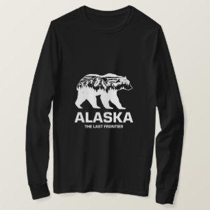 Alaska The Last Frontier Vintage Moose Souvenir T-Shirt
