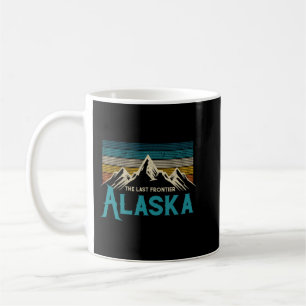 Alaska The Last Frontier Vintage Mountains Nature  Coffee Mug