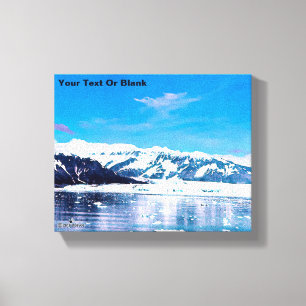 Alaska Tidewater Glacier Canvas Print