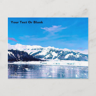 Alaska Tidewater Glacier Postcard