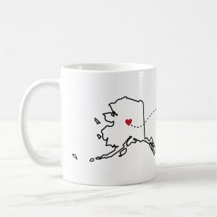 Alaska to Idaho - Heart2Heart Coffee Mug