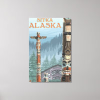 Alaska Totem Poles - Sitka, Alaska