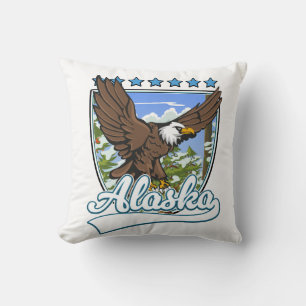 Alaska Travel Patch Cushion