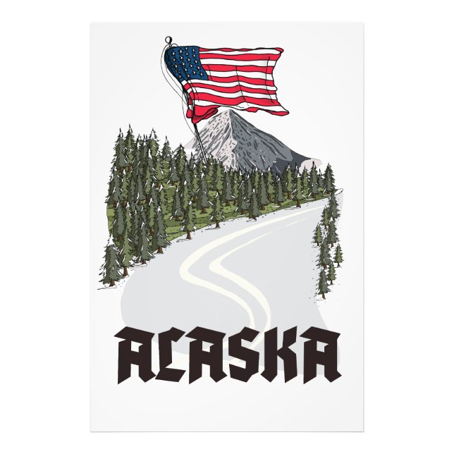 Alaska Travel Poster (Front)