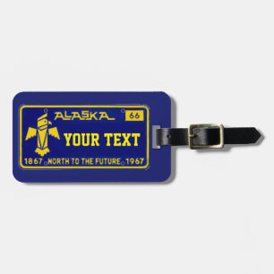 Alaska traveller luggage tag