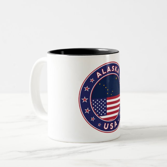 Alaska Two-Tone Coffee Mug (Front Left)