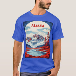 Alaska United States of America Tourism Vintage Po T-Shirt