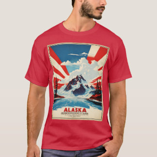 Alaska United States of America Tourism Vintage Po T-Shirt