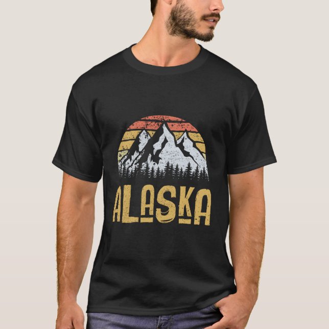 Alaska Us Mountains Glacier T-Shirt (Front)