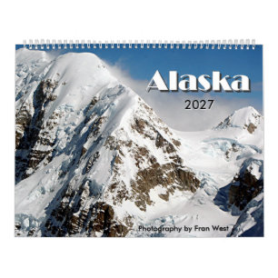 Alaska, USA, 2027 Calendar