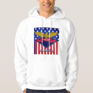 Alaska USA Flag Hoodie