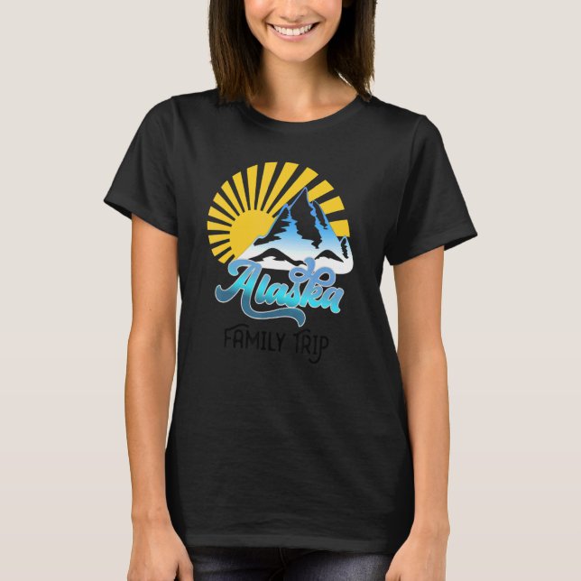 Alaska Vacation Cruise Matching Group 5 T-Shirt (Front)