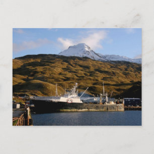 Alaska Victory, Trawler in Dutch Harbour, Alaska Postcard
