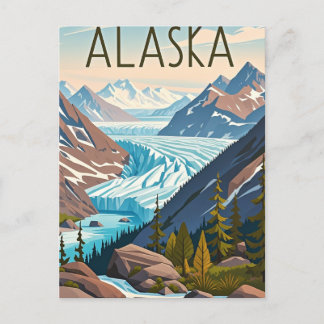 alaska view postcard