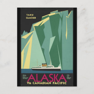 Alaska vintage travel postcard