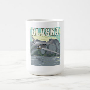 Alaska Vintage Travel Poster Coffee Mug