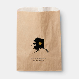 Alaska Wedding Favour Treat Sacks, Paper Gift Bags