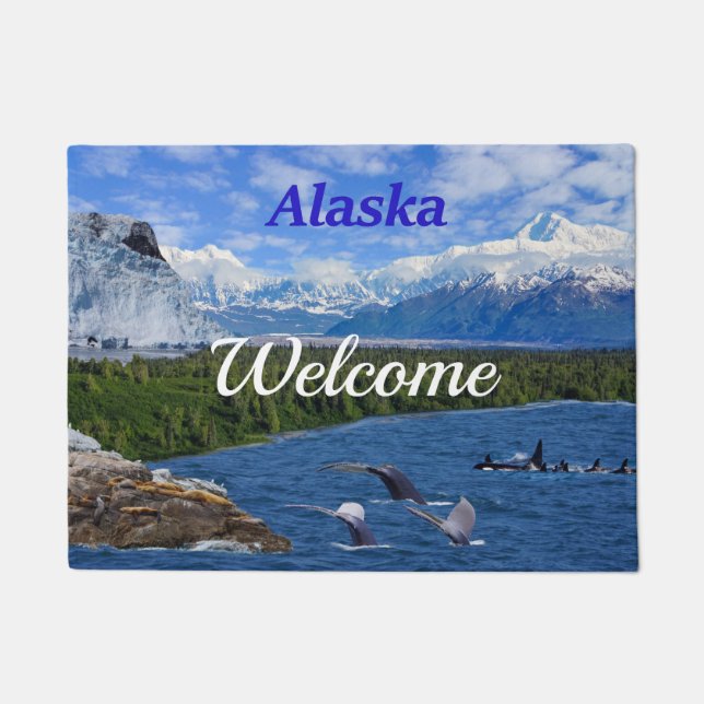 Alaska Welcome Doormat (Front)