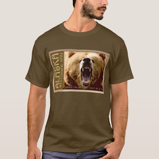 Alaska Welcomes You T-Shirt (Front)