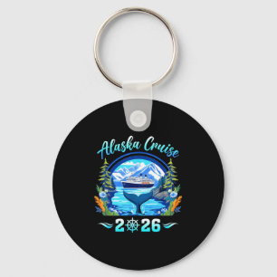 Alaska whale family friends group alaskan alaska key ring