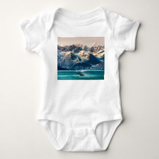 Alaska whale watching: boat excursion. baby bodysuit