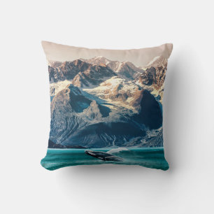 Alaska whale watching: boat excursion. cushion