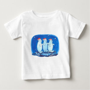 Alaska Whimsical Christmas Wildlife Baby T-Shirt