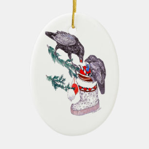 Alaska Whimsical Wildlife Christmas Ornament