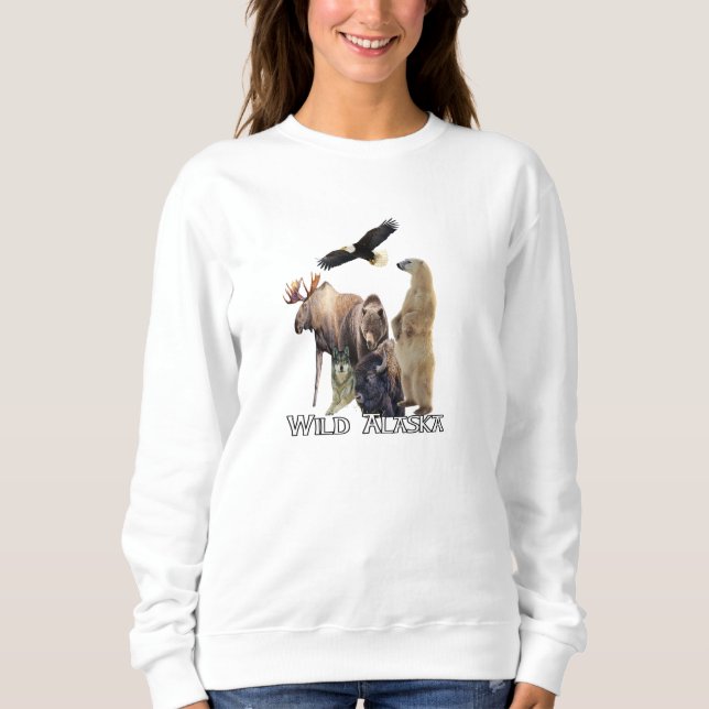 Alaska Wildlife Sweatshirt (Front)