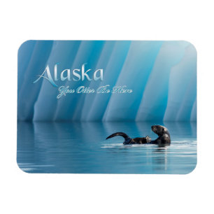 Alaska-You Otter Be Here Magnet