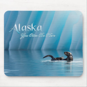 Alaska-You Otter Be Here Mouse Mat