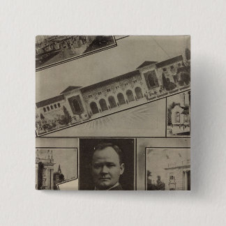 Alaska-Yukon Pacific Exposition, Seattle, 1909 15 Cm Square Badge