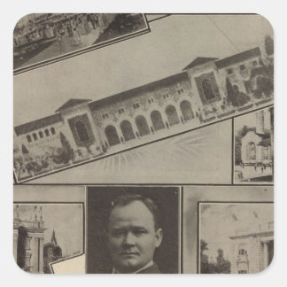 Alaska-Yukon Pacific Exposition, Seattle, 1909 Square Sticker