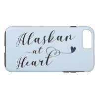 Alaskan At Heart Cell Phone Case