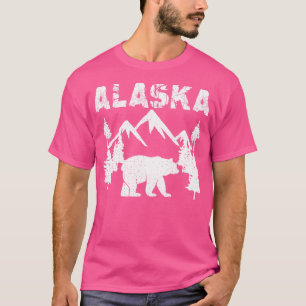 Alaskan Bear Wildlife Hiking Camping Alaska Lovers T-Shirt