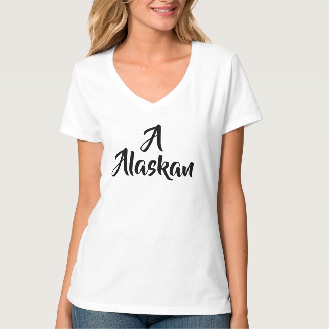 Alaskan Born Monogram T-Shirt (Front)