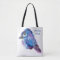 Alaskan Chick Canvas _fireweed back_Tote Bag