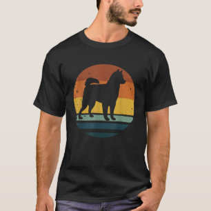 Alaskan Clover Kai Vintage Retro Dog Mom Dad Gift T-Shirt