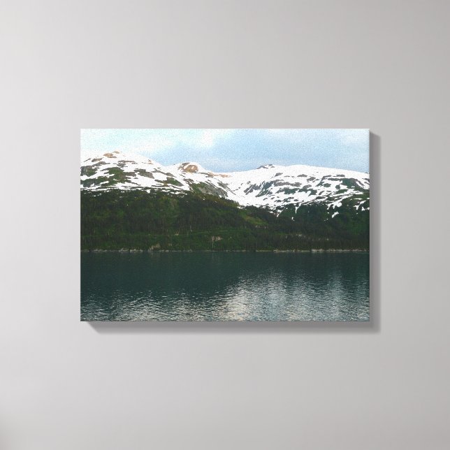 Alaskan Coast at Dusk Canvas Print (Front)